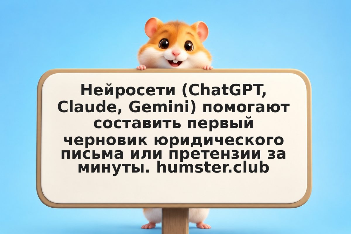 Юридическое письмо с помощью нейросетей: от черновика к готовому тексту