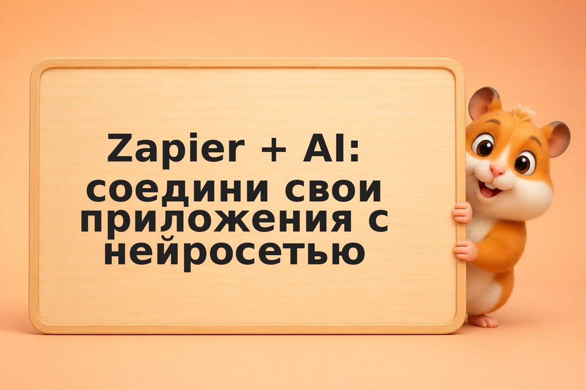 Zapier + AI: соедини свои приложения с нейросетью