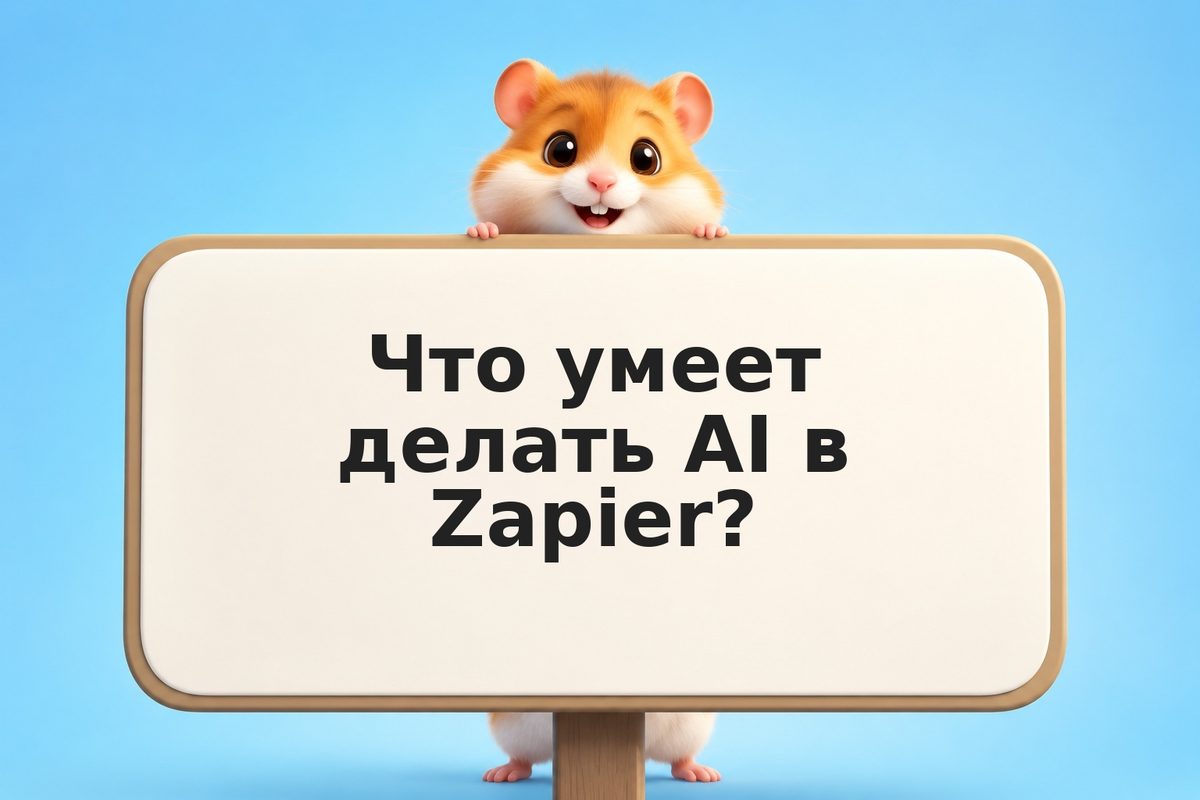 Zapier + AI: соедини свои приложения с нейросетью