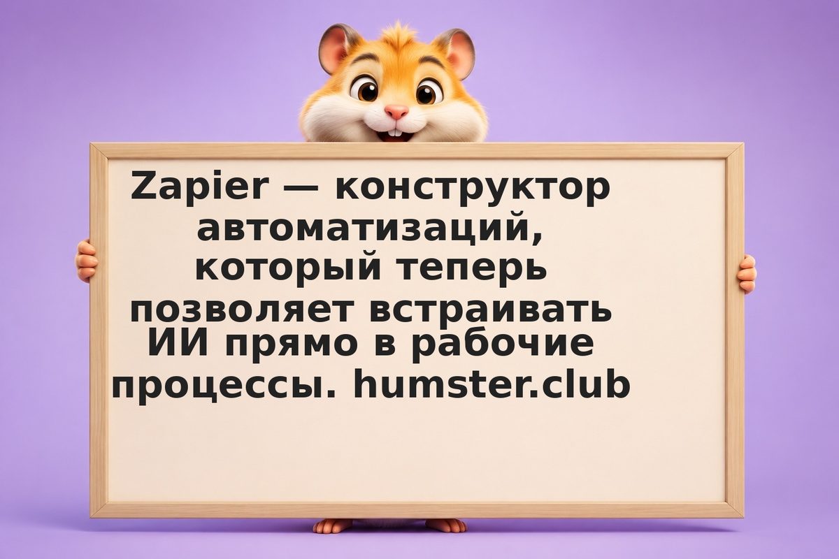 Zapier + AI: соедини свои приложения с нейросетью
