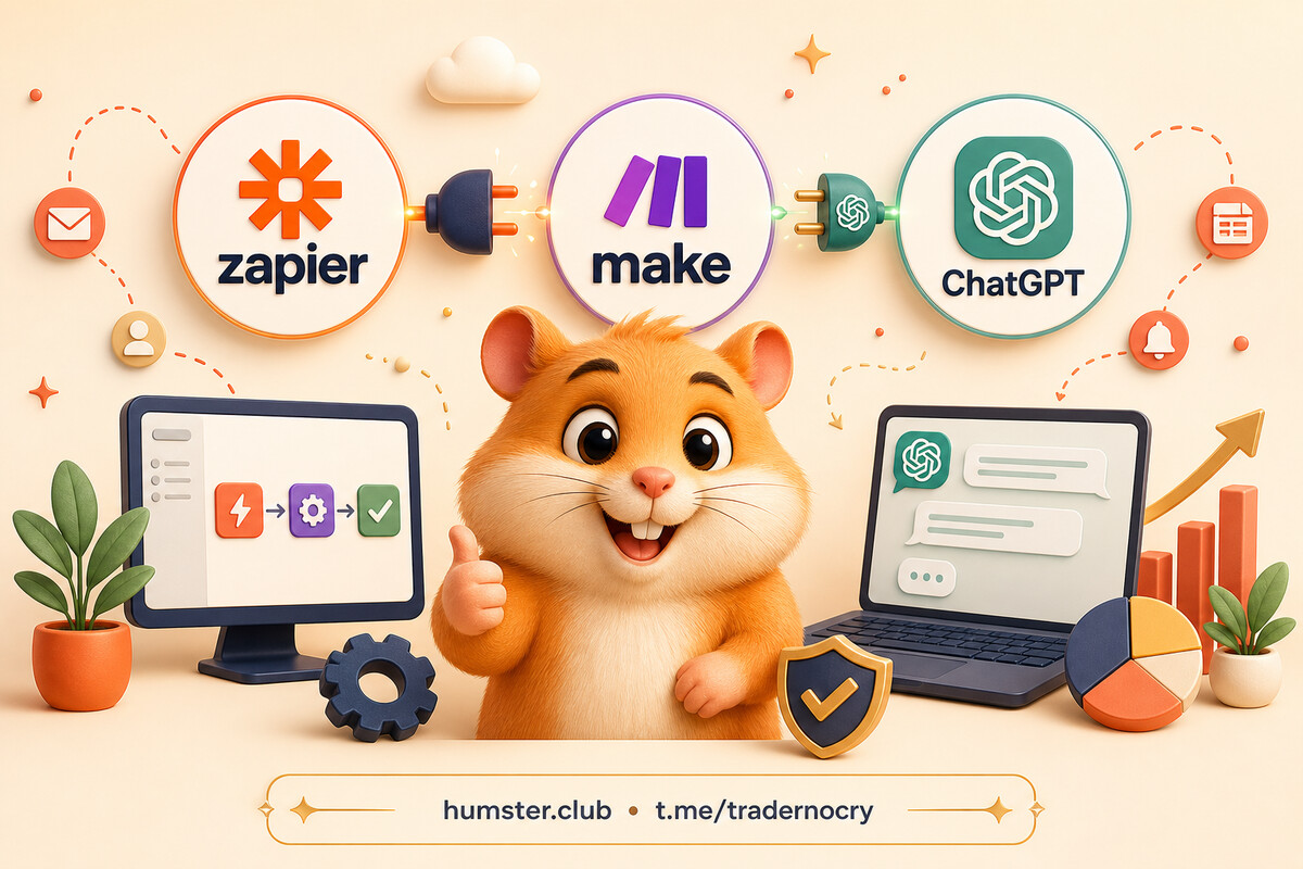 Интеграция ChatGPT в Zapier и Make: автоматизация задач без программирования