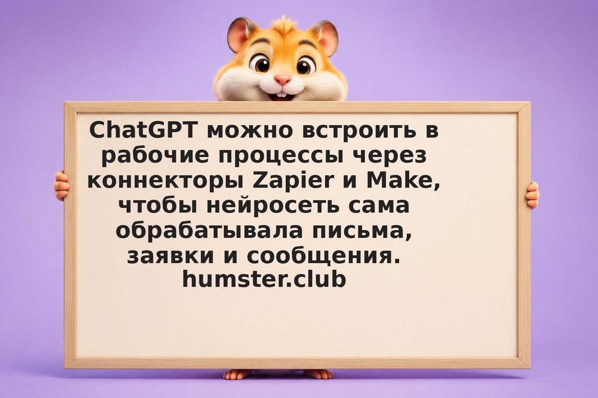 Интеграция ChatGPT в Zapier и Make: автоматизация задач без программирования