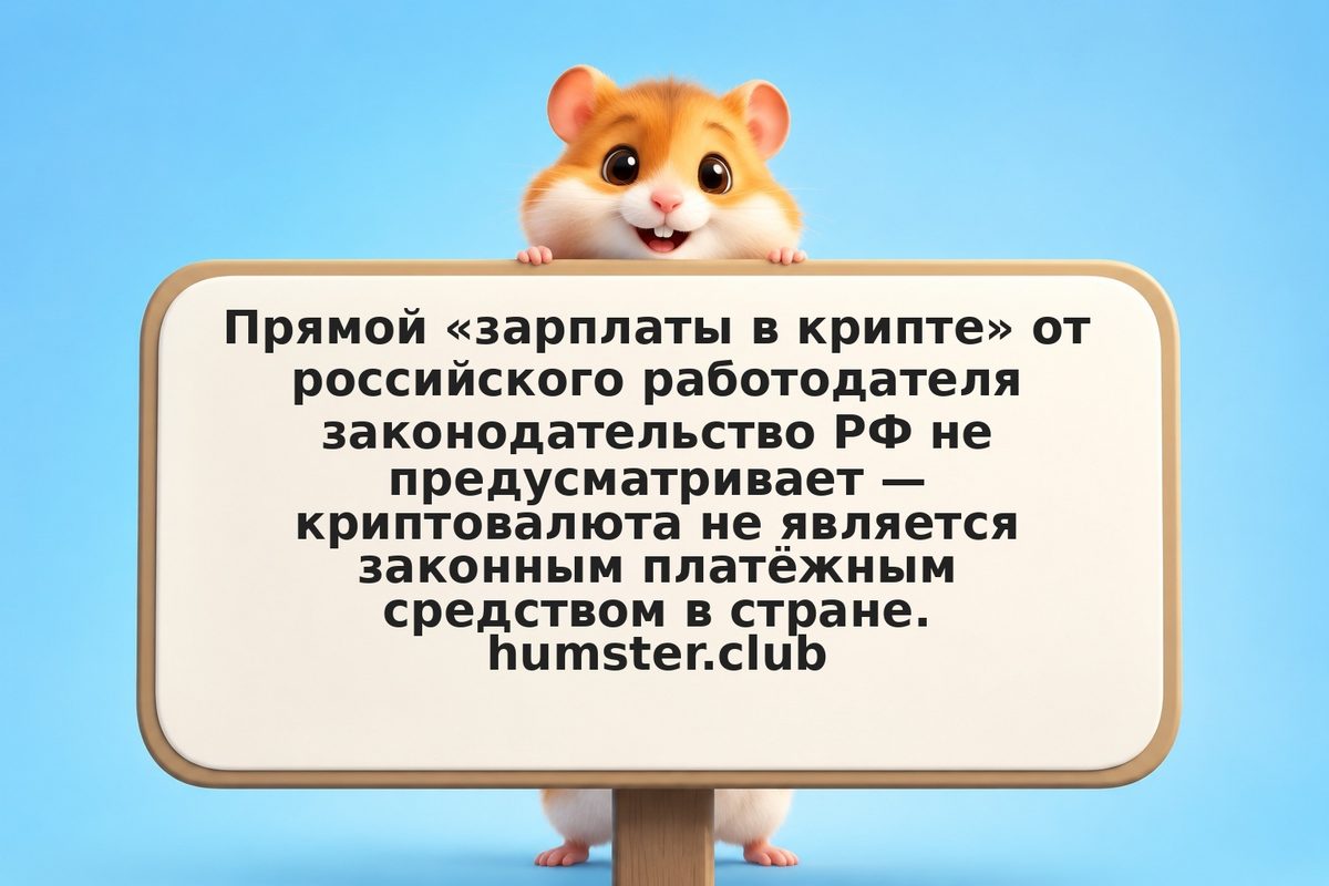 Получать зарплату в крипте легально: как оформить, какие налоги платить и при чё