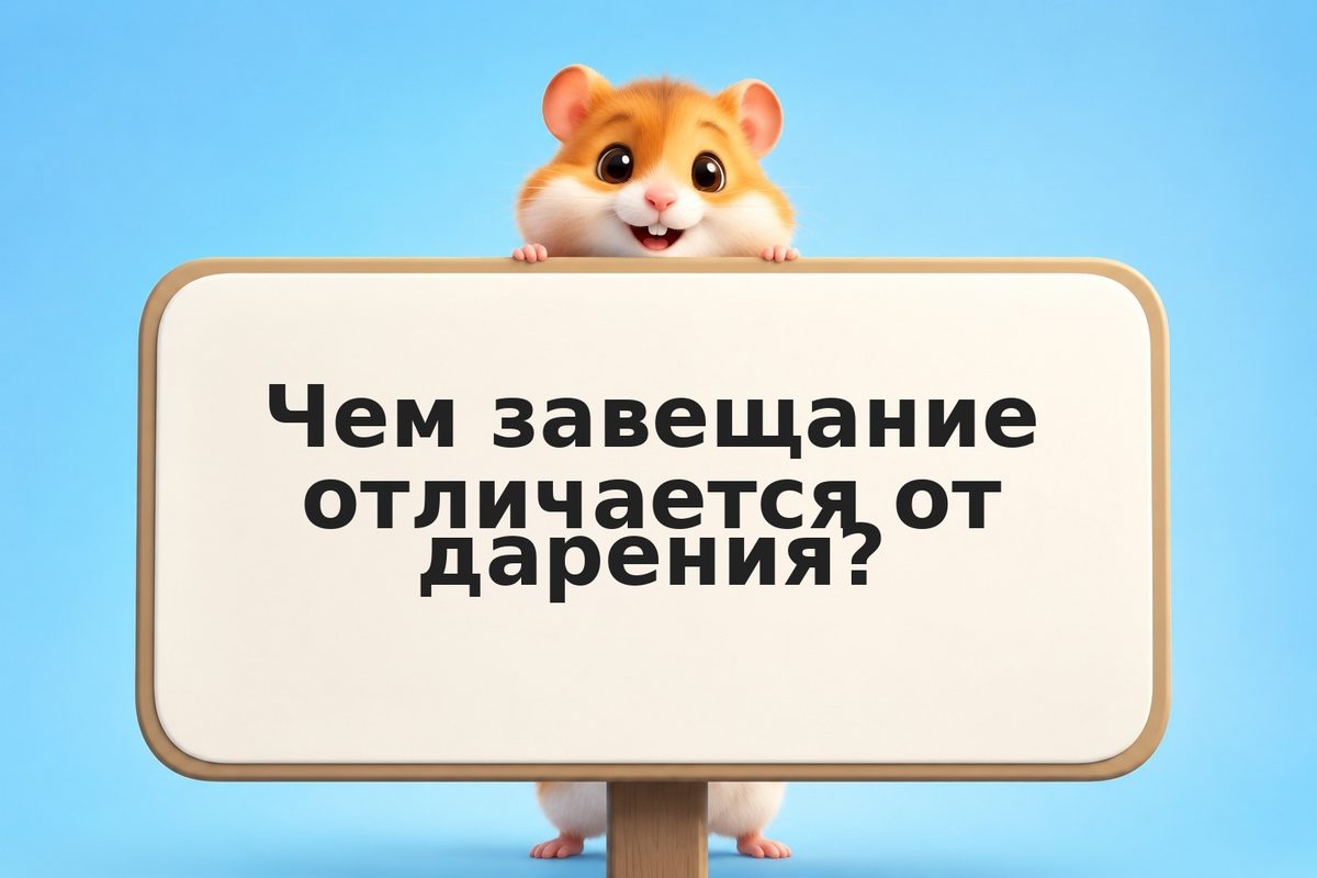 Завещание или дарение: что выбрать