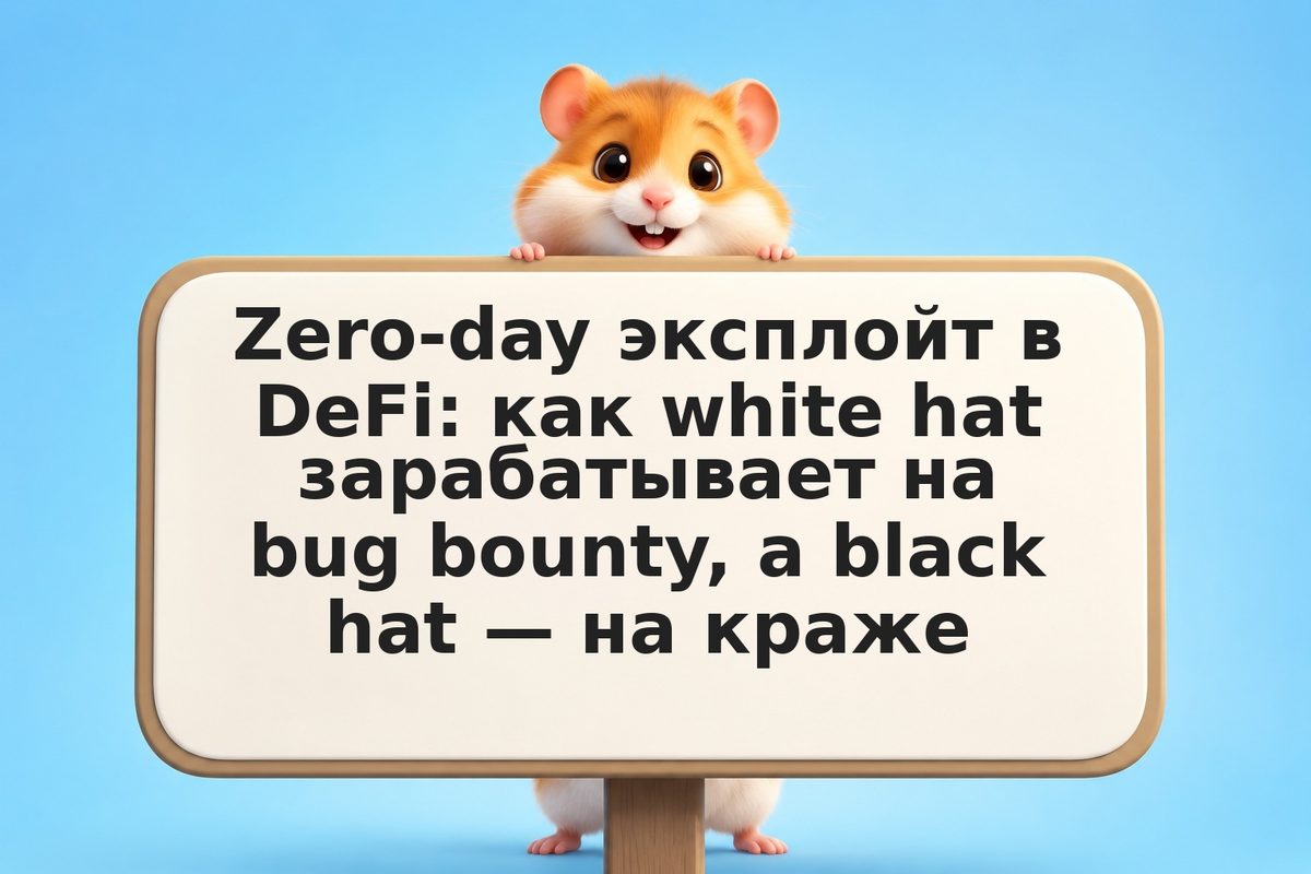 Zero-day эксплойт в DeFi: как white hat зарабатывает на bug bounty, а black hat 