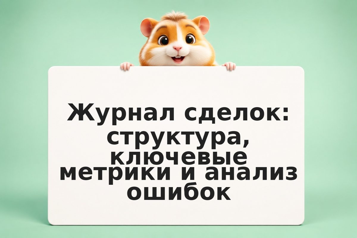 Журнал сделок: структура, ключевые метрики и анализ ошибок