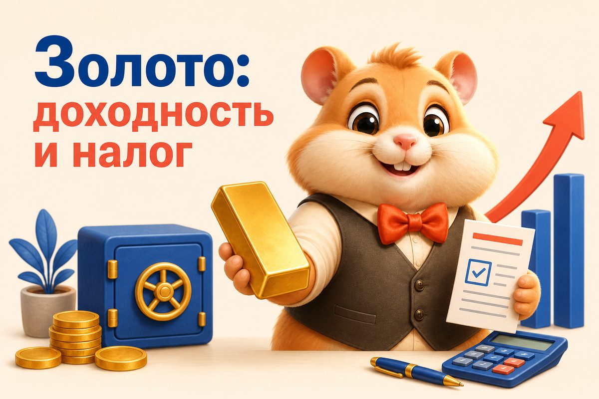 Налог на золото: как считается доход от продажи слитков и инвестиционных монет