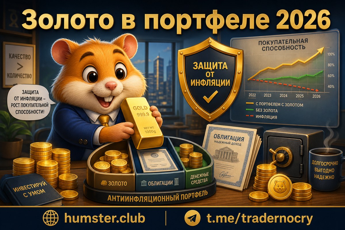 Золото в портфеле: реальная защита от инфляции и девальвации в 2026 году